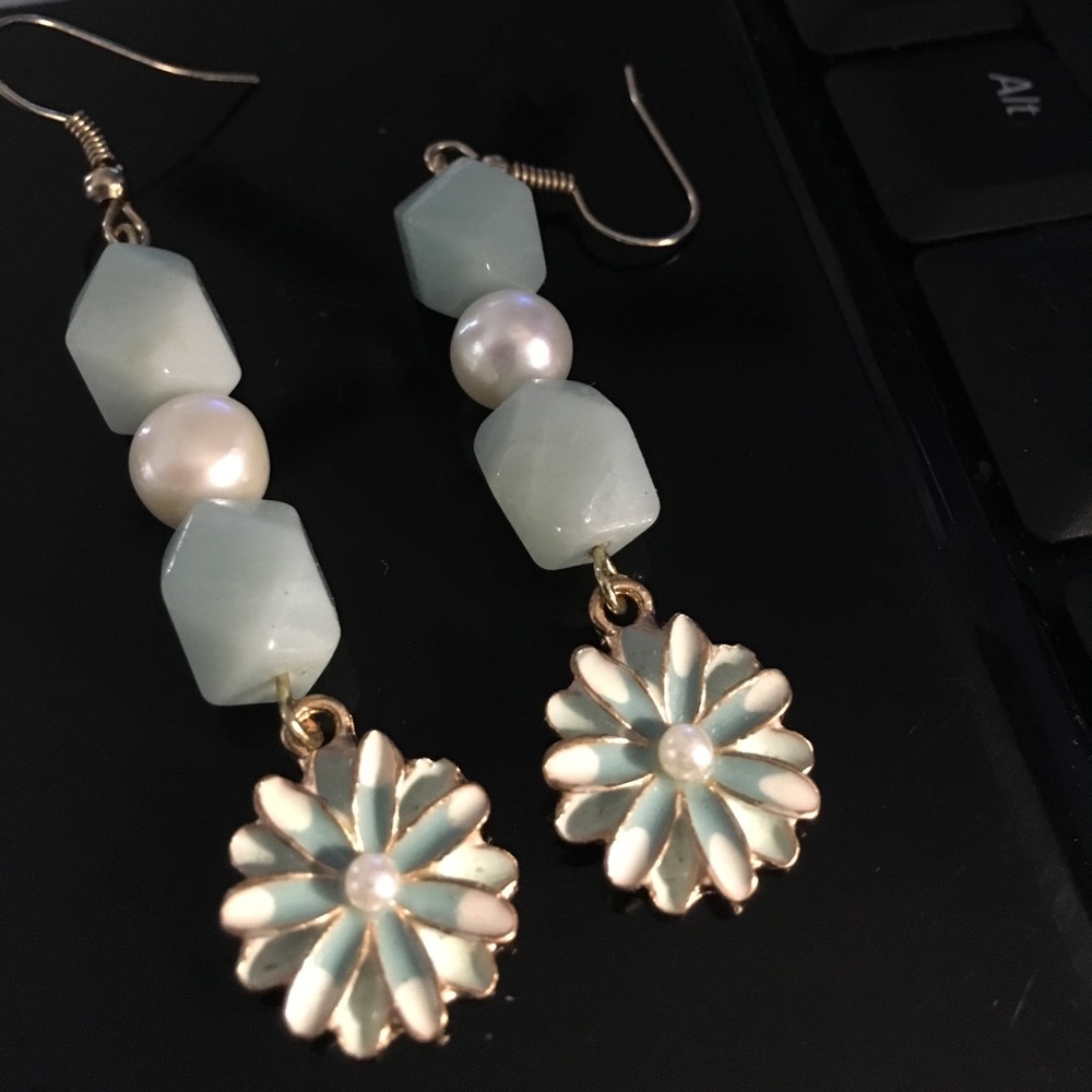Gemstone earrings